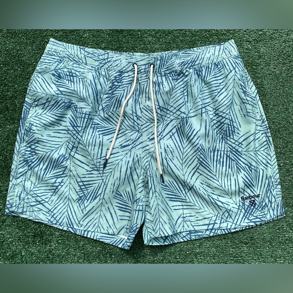 NEW Barbour Lined Falmouth Pale Apple Swim Shorts Mens Size 2XL